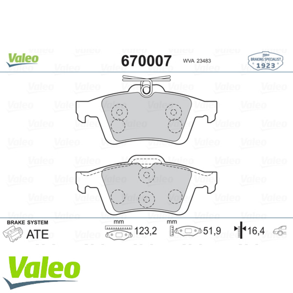 ARKA BALATA FOCUS II CMAX 03=> CONNECT 02=> LAGUNA III 07=> VECTRA C 02=> C5 08=> SIGNUM 03=>