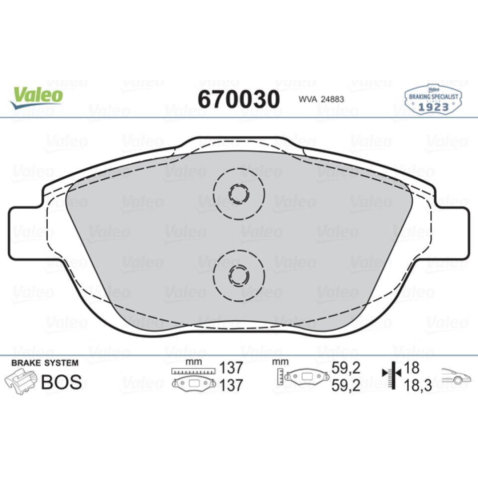 (GDB1819) ÖN BALATA C3 II 1.1.1.4 1.4HDI 1.6 VTI 1.6HDI 09=> DS3 1.4 VTI-1.6 VTI 1.6HDİ (09=>13