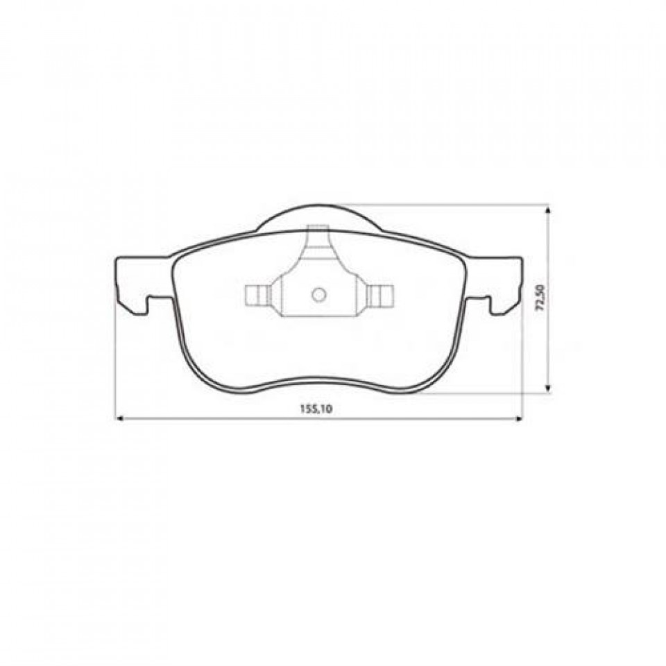 (0986TB2446) ÖN BALATA CONNECT 02=> FOCUS 2.0 cc ( 02-04 ) MAZDA 3-BMW 5 SERİSİ