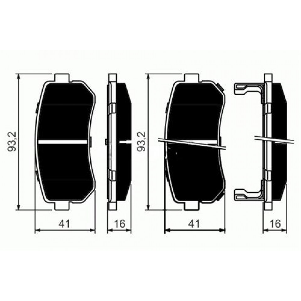 ARKA BALATA ACCENT ERA 1.4 GL-1.5 CRDI-1.6 GLS (05=>10) KIA RIO 02=> KIA CEED 07=>10=> SPORTAGE 06=>